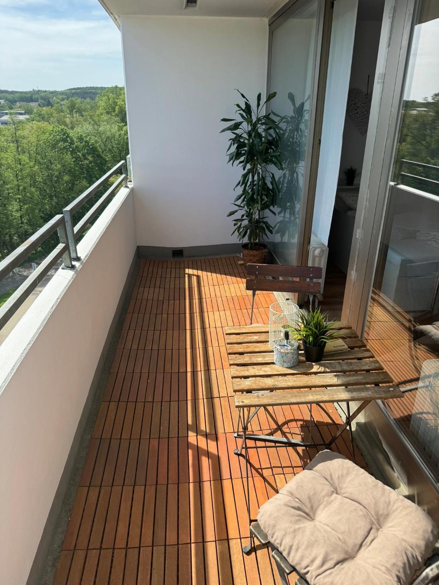 1 Zimmer Wohnung Mit Balkon Und Kueche 바이로이트 외부 사진